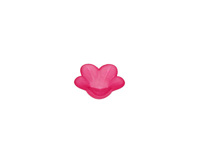 Lucite Plumeria 5 Petal Petunia Flower 7x11mm