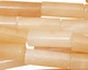 Peach Jade Tube 22x8mm