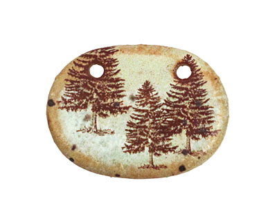 Kylie Parry Ceramic Evergreen Tree Focal 35x25mm