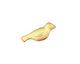 Ezel Findings Gold (plated) Double Sided Chubby Bird 8x20mm