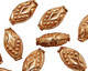 Copper Oval with Carved Arrow 18x11mm