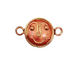 Patricia Healey Copper Smiley Face Link 29x18mm