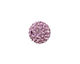 Lilac Pave Round 12mm