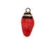 Jangles Ceramic Red Bulb Charm 9-11x21-23mm