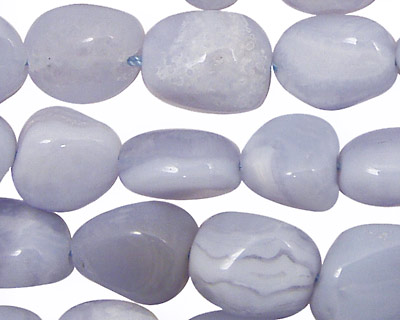 Chalcedony Tumbled Nugget 12-18x11-15mm