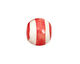 Jangles Ceramic Red/White Striped Round 15-17mm