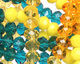 Sunny Skies Crystal Mix Faceted Rondelle 6mm