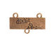 Nunn Design Antique Gold (plated) Large Thin Vine 2-1 Connector 17x30mm