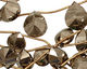 Golden Pyrite (silver tone) Faceted Teardrop 12x12-16mm