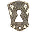 Earthenwood Studio Ceramic Openwork Escutcheon Link 48x32mm