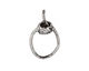 Rustic Charms Sterling Silver Basic Charm Holder 16x26mm