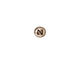 TierraCast Antique Rhodium (plated) Alphabet Bead "N" 7x6mm