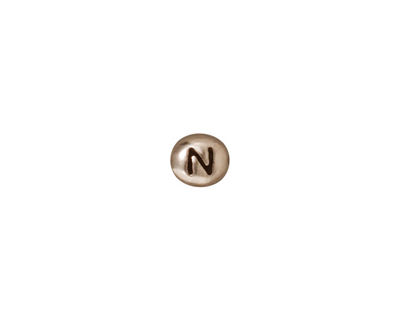 TierraCast Antique Rhodium (plated) Alphabet Bead 