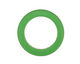Trinket Foundry Green Found Glass Bottle Ring 27-29x5-7mm