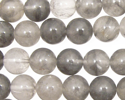 Natural Silver Quartz Round 10mm