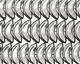Czech Glass Silver Angel Wings 7x15mm