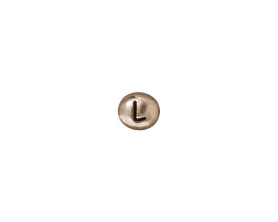 TierraCast Antique Rhodium (plated) Alphabet Bead 