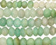 Peruvian Blue Opal Faceted Rondelle 7-9mm