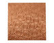 Lillypilly Antique Raised Flower Embossed Patina Copper Sheet 3"x3", 36 gauge