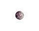 Amethyst/Crystal Ombre Pave Round 10mm