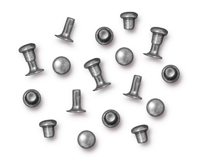 TierraCast Antique Pewter (plated) Compression Rivet Set 4mm
