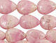 Rhodochrosite (soft pink) Flat Teardrop 18x13mm