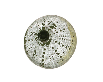 Humble Beads Polymer Clay Green Small Sea Urchin 22-23mm