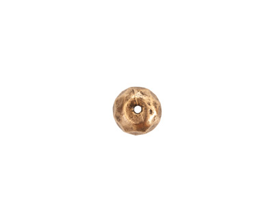 Nunn Design Antique Gold (plated) Faceted Rondelle 5x8mm