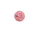 Flamingo Pave Round 12mm
