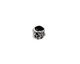 Rustic Charms Sterling Silver Small Tube w/ Dots 5x6mm
