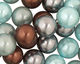 Muddy Spring Mix Shell Pearl Round 14mm