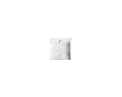 Nunn Design Antique Silver (plated) Flat Mini Square Tag 13mm