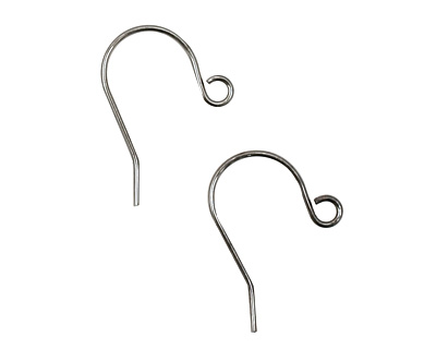 Gunmetal Plain Ear Wire w/ Loop