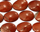 Red Jasper Twisted Oval 18x13mm