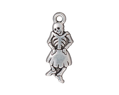 TierraCast Antique Silver (plated) Dancing Señorita 11x28mm