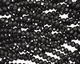 Jet Crystal Faceted Rondelle 3mm