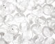 Unicorne Beads Coconut White Teardrop 7x9mm