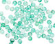 Czech Glass Green/White Round 4mm