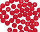 Czech Glass Matte Ruby Round 6mm