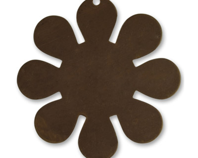 Vintaj Natural Brass Mod Flower Altered Blank 40mm