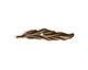 Vintaj Natural Brass Leaf Toggle Bar 30x6mm