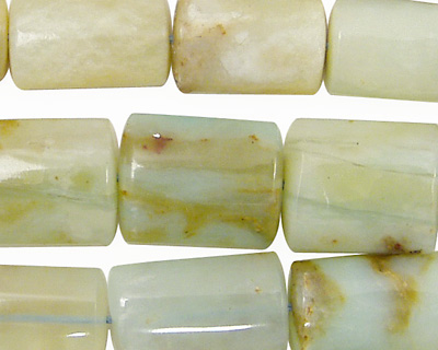 Peruvian Blue Opal Thin Pillow Graduated 10x8-25x15mm