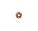 TierraCast Antique Copper (plated) Large Hole Beaded Heishi 2x8mm