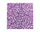 Lillypilly Purple Scrolling Vine Anodized Aluminum Sheet 3"x3", 24 gauge