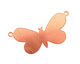 Copper Butterfly Link Blank 38x18mm