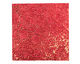 Lillypilly Red Wine Raised Flower Embossed Patina Copper Sheet 3"x3", 36 gauge
