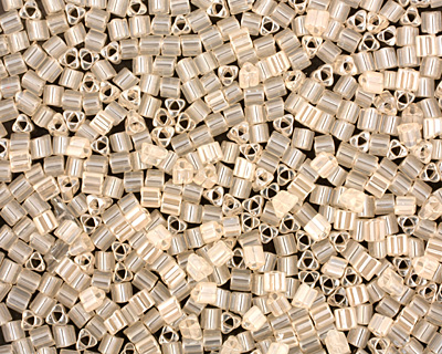 TOHO Ceylon Light Ivory Triangle 11/0 Seed Bead