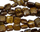 Bronzite Puff Square 8mm
