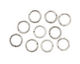 Antique Silver (plated) Round Jump Ring 8mm, 18 gauge