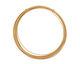 German Style Wire Non Tarnish Brass Fancy Round 21 gauge, 4 meters